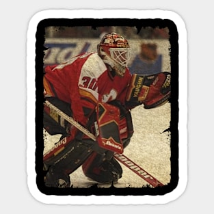 Dwayne Roloson - Calgary Flames, 1996 Sticker